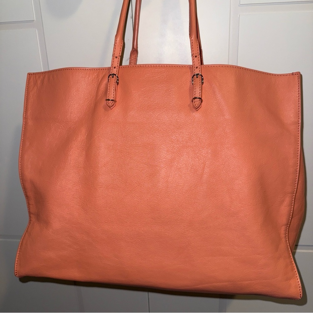Balenciaga Papier Coral Pink Tote Bag - Picture 7 of 11